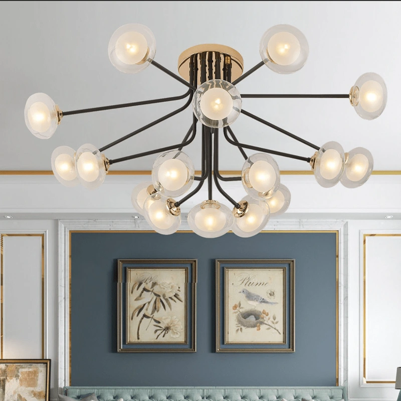 mẫu đèn chùm hiện đại