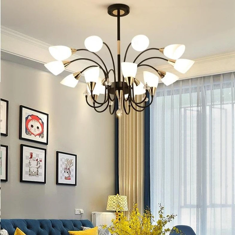 mẫu đèn chùm hiện đại