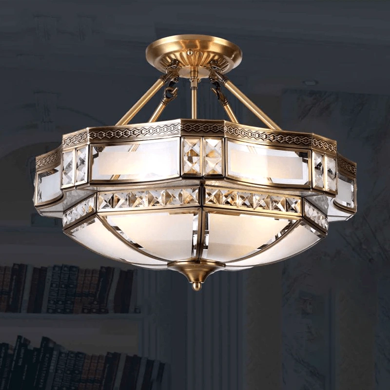 đèn chùm phong cách tân cổ điển