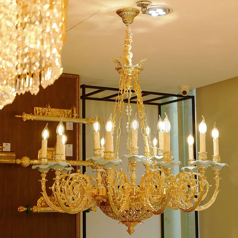 mẫu đèn chùm tân cổ điển