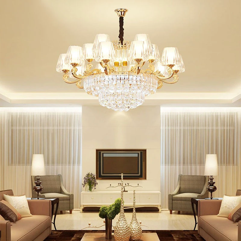 đèn chùm phong cách tân cổ điển