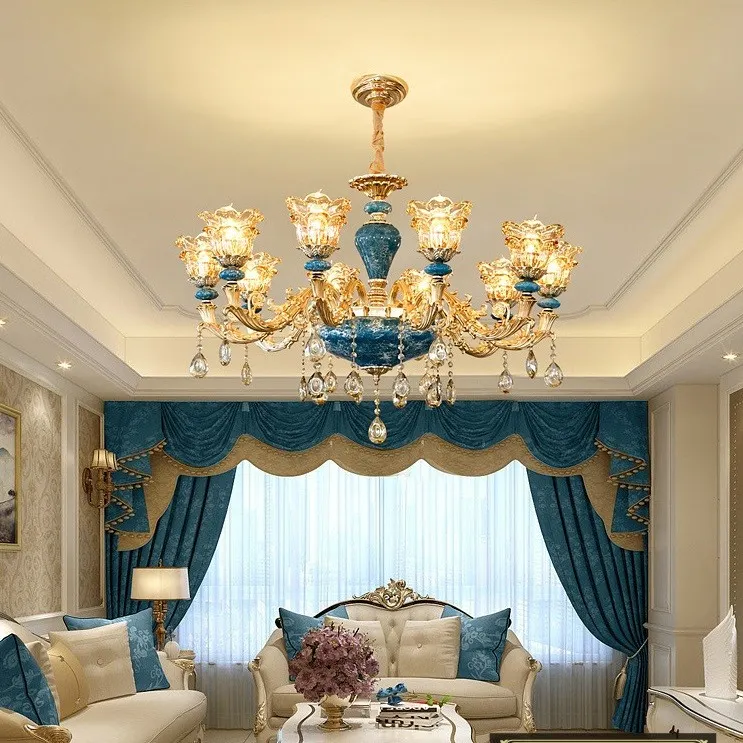 đèn chùm bằng đồng