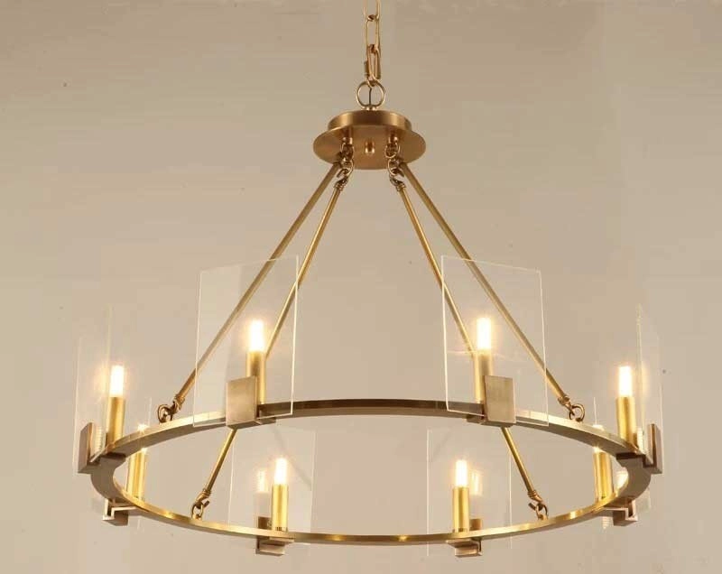 đèn chùm đồng cao cấp