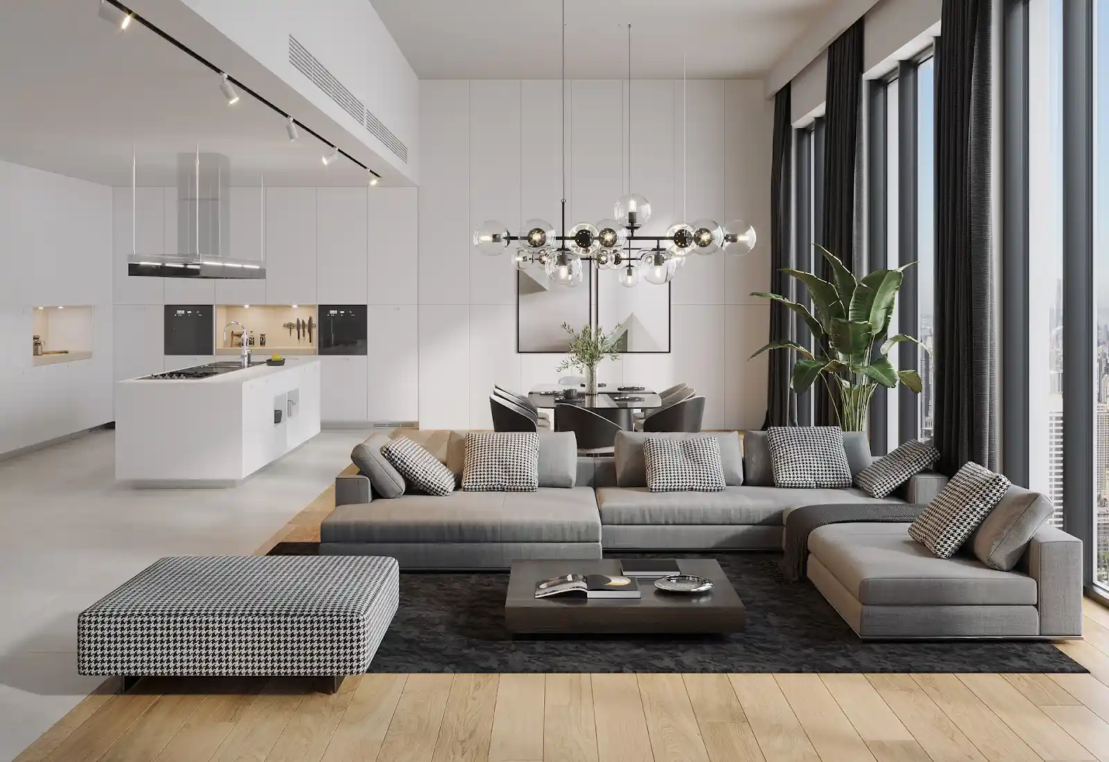 đèn thả phòng khách đẹp