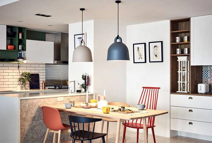 đèn thả trần phòng bếp