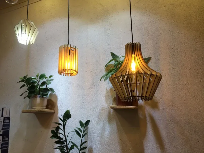 đèn thả quán cafe