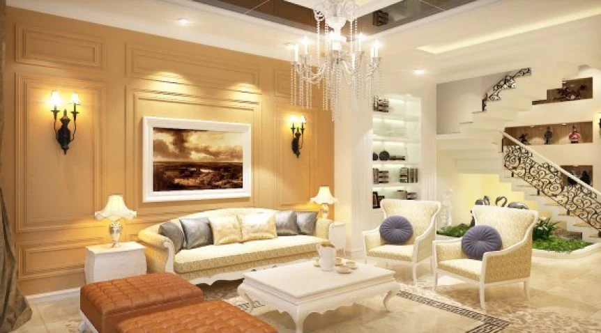 đèn tường phòng khách