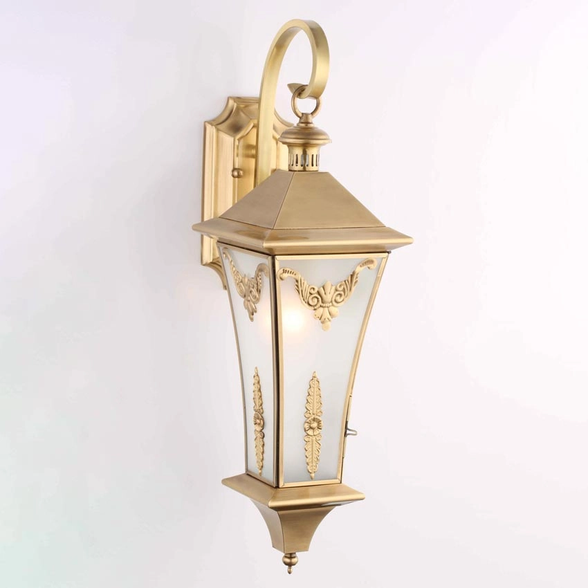 đèn tường bằng đồng