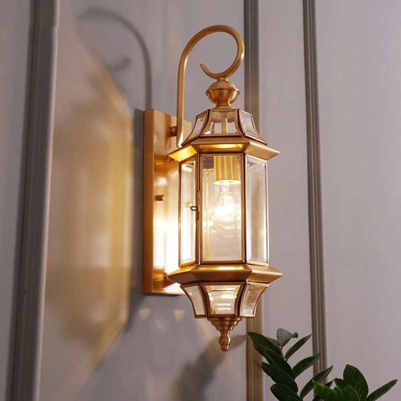 đèn đồng treo tường