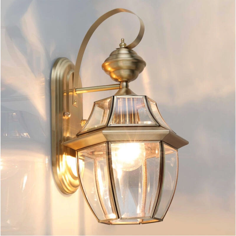 đèn treo tường đồng