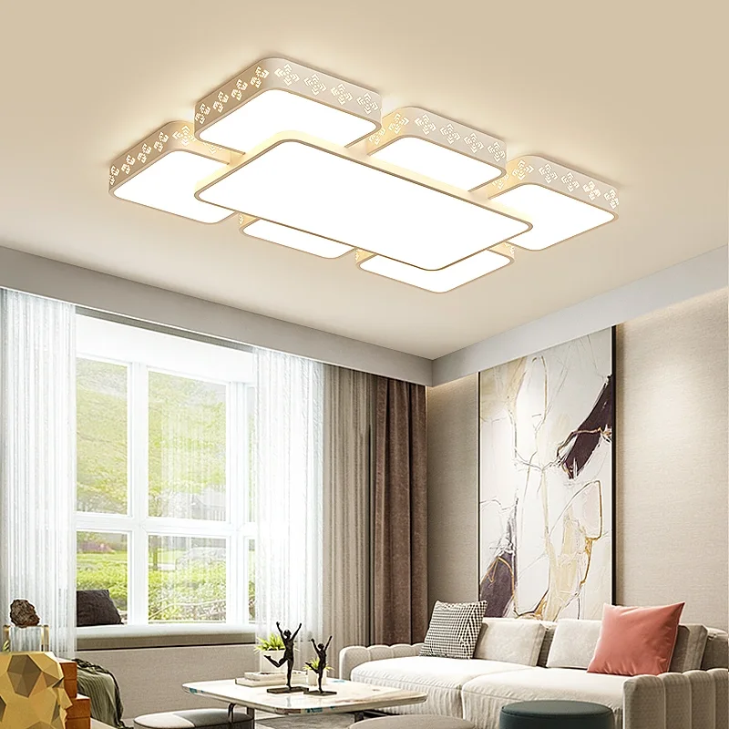 đèn ốp trần trang trí phòng khách