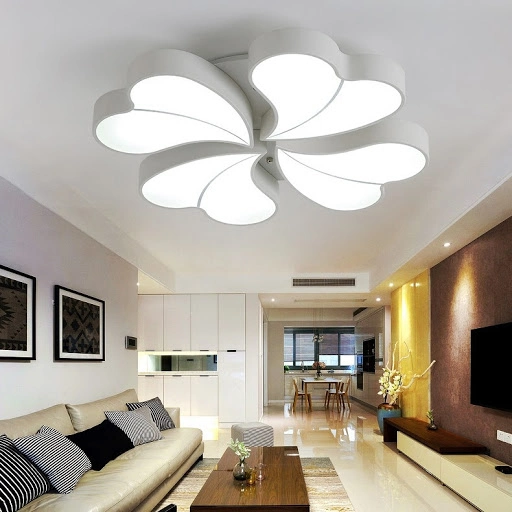 đèn ốp trần trang trí phòng khách