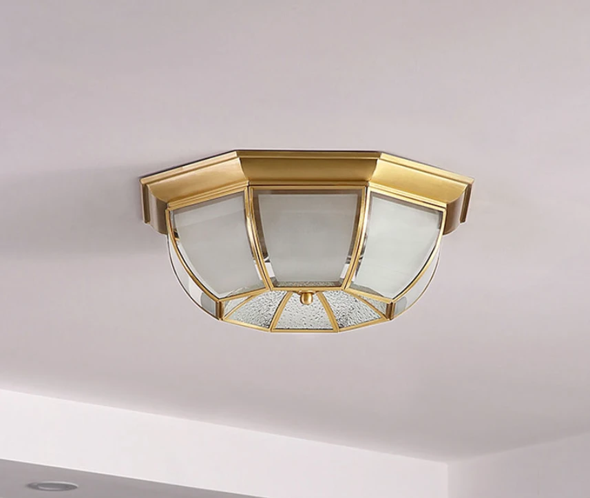 đèn ốp trần đồng