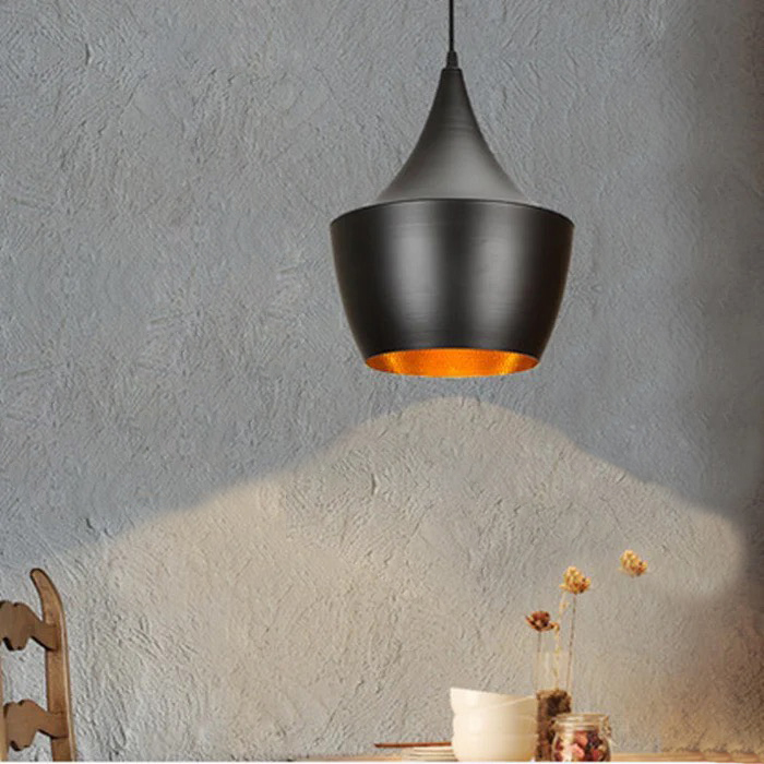 Đèn thả màu đen hiện đại TCF01KGD-B