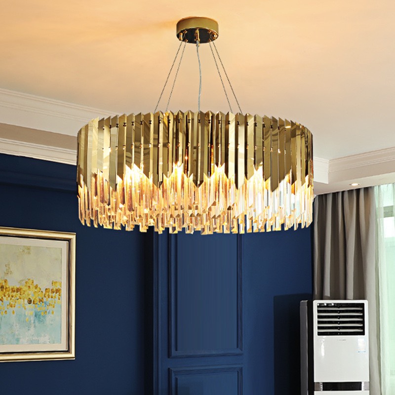 Đèn thả pha lê dáng tròn sang trọng TPL02T600