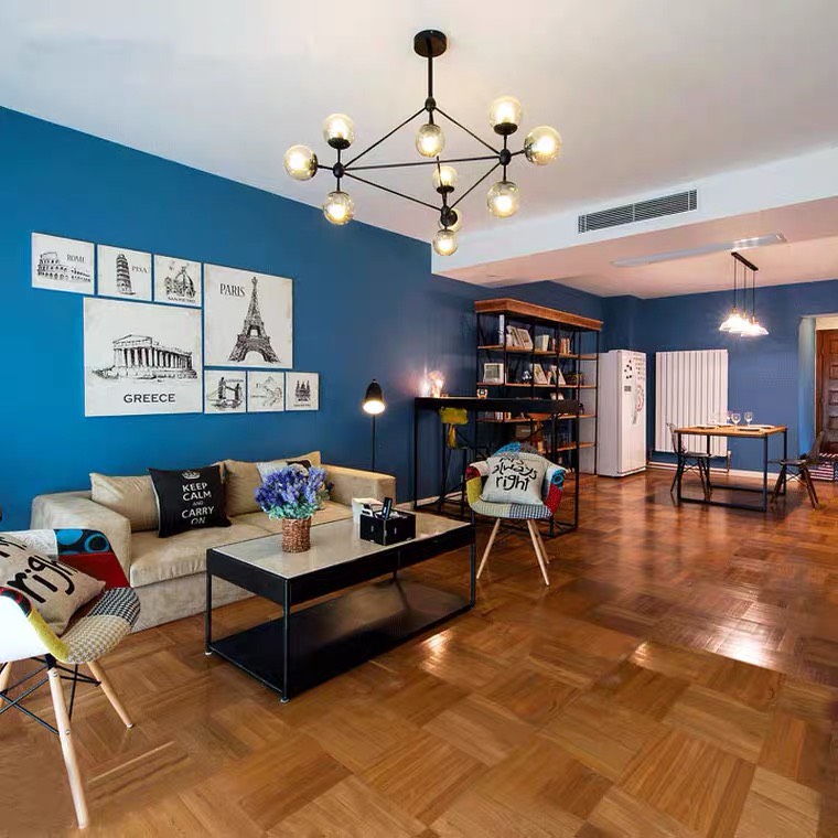 Đèn thả bóng tròn hiện đại TTK01T10 Đen