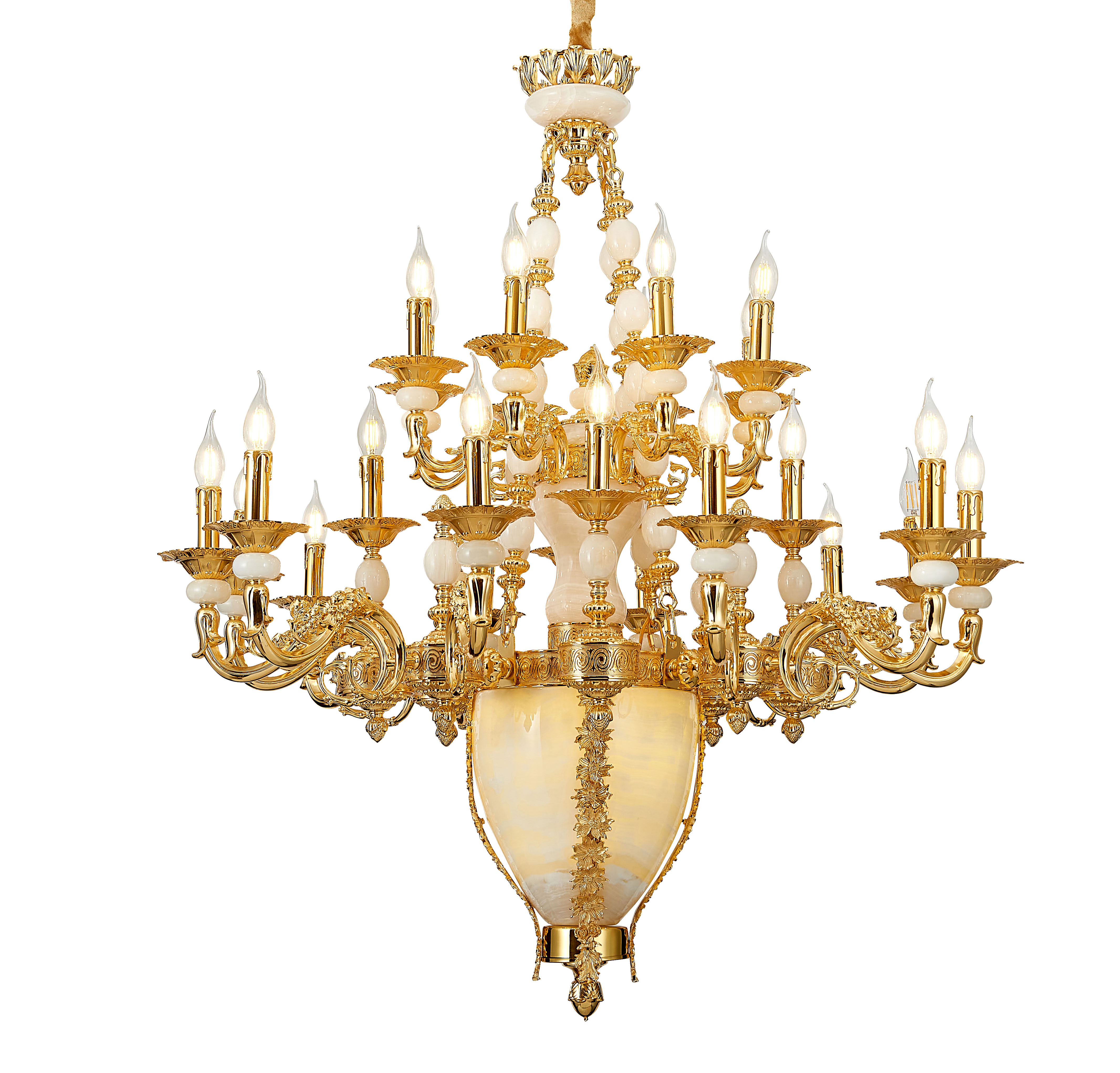 Đèn chùm đá tự nhiên phong cách tân cổ điển CN-198