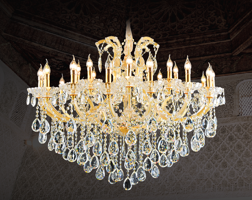 Đèn chùm pha lê Baccarat tân cổ điển CN-73