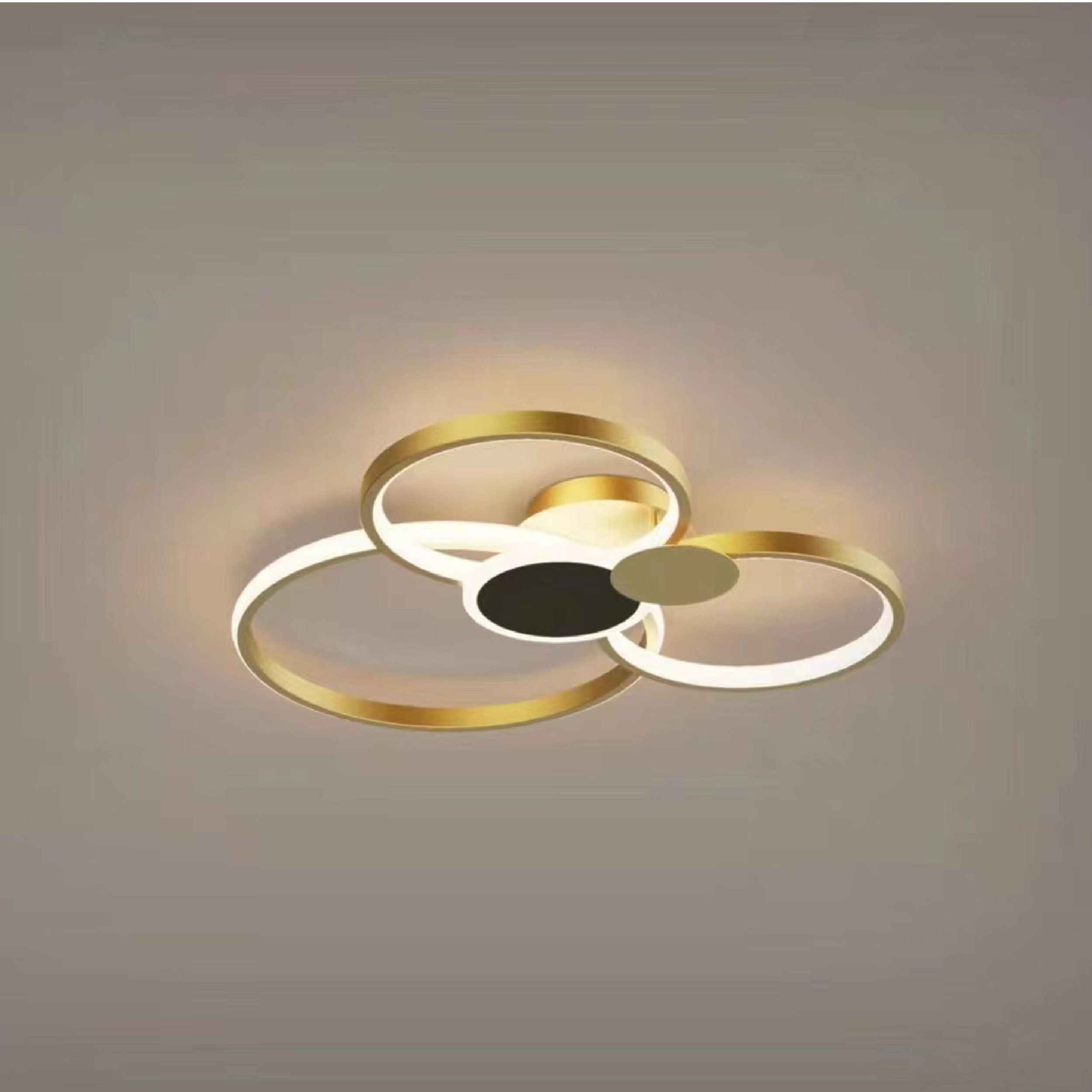 Đèn mâm ốp trần hiện đại 5 vòng tròn MOLH-991