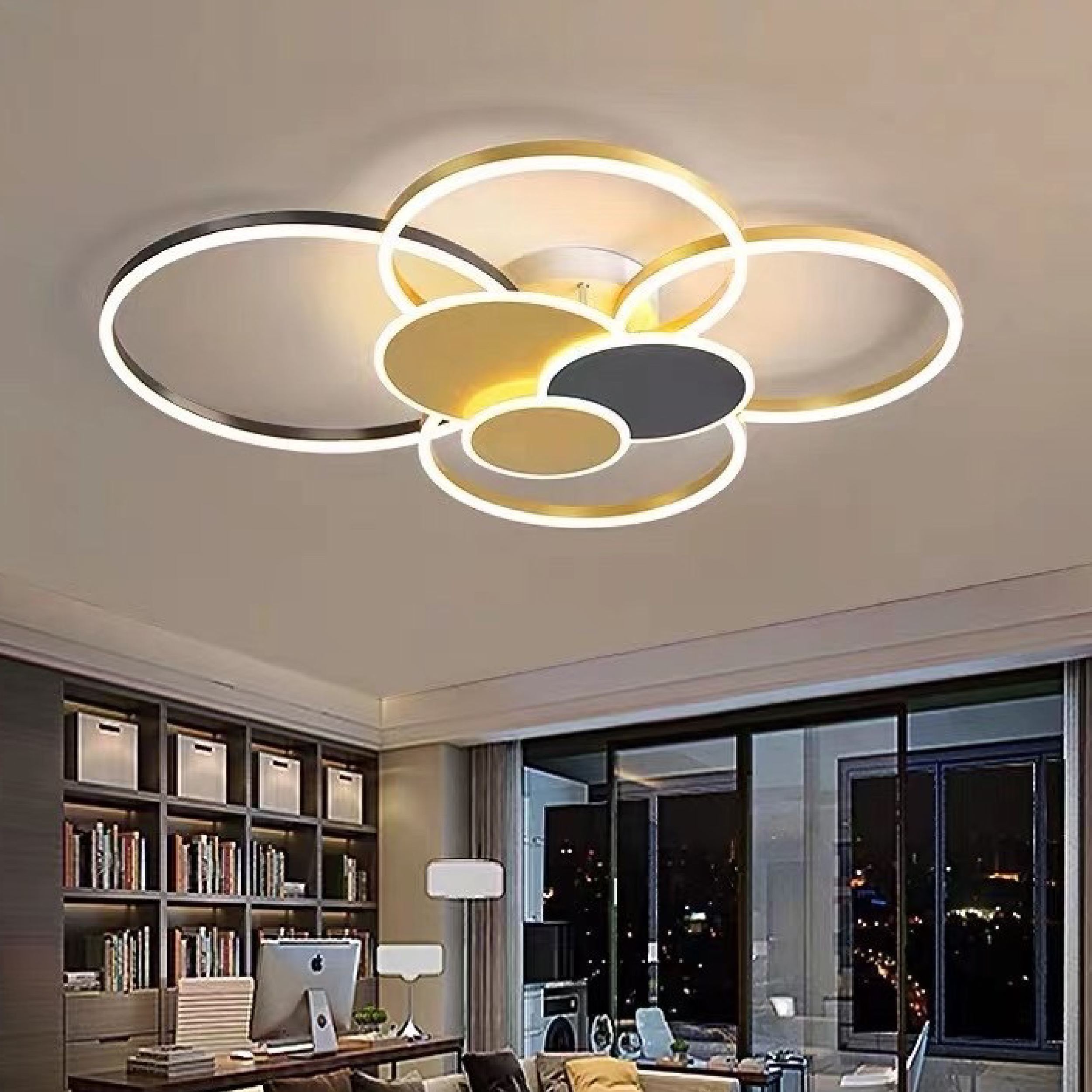 Đèn mâm ốp trần trang trí hiện đại MOLH-9062