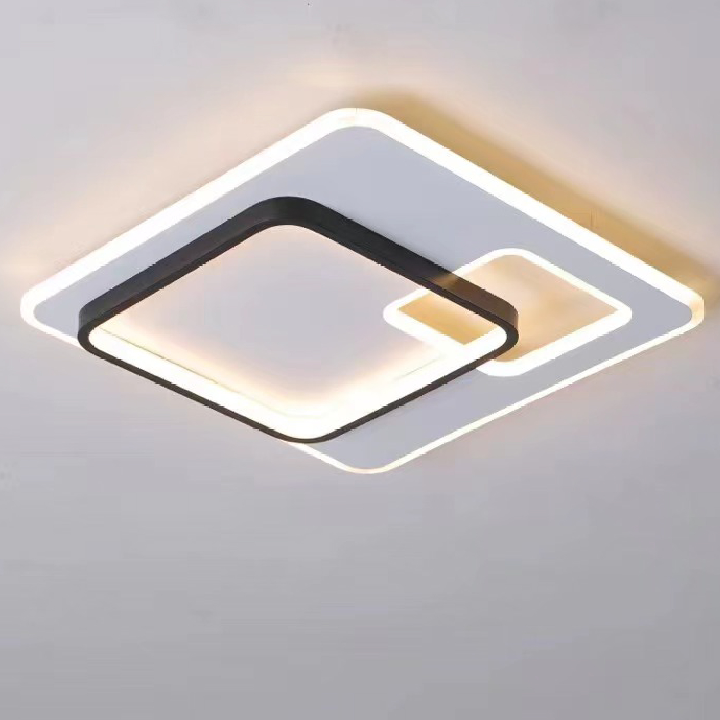 Đèn mâm ốp trần trang trí hình vuông MOLH-9073