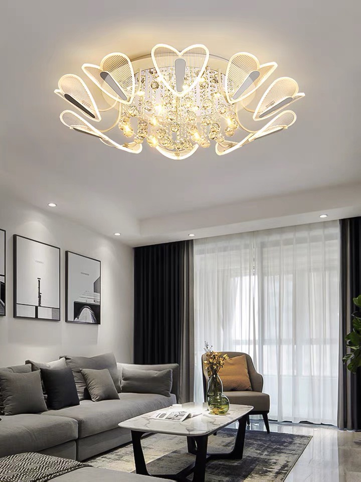 Đèn mâm ốp trần hiện đại hình trái tim OT-43T10