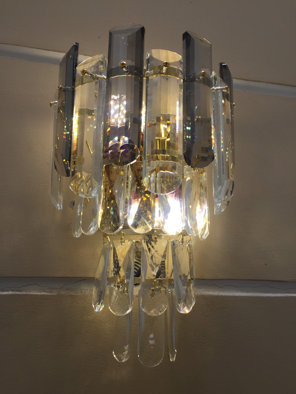 Đèn pha lê treo tường VPL88207