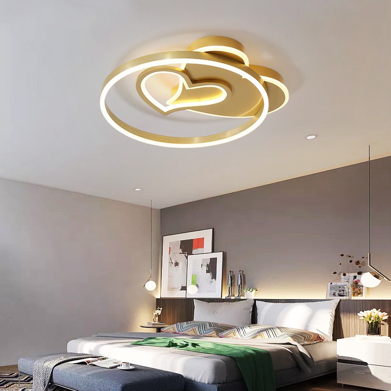 Đèn mâm ốp trần hiện đại hình trái tim OT-A8876