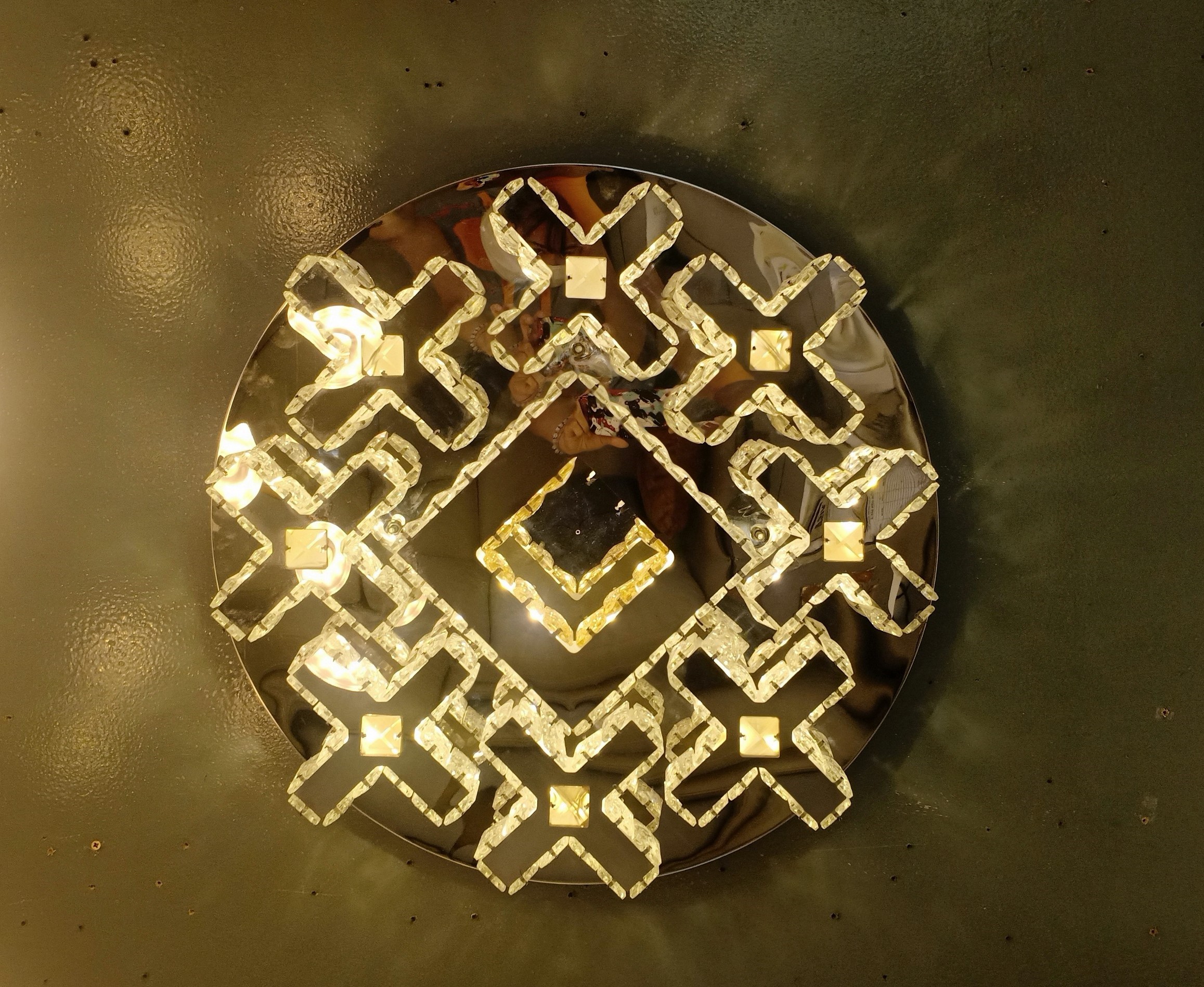 Đèn ốp trần pha lê cao cấp OTPL05