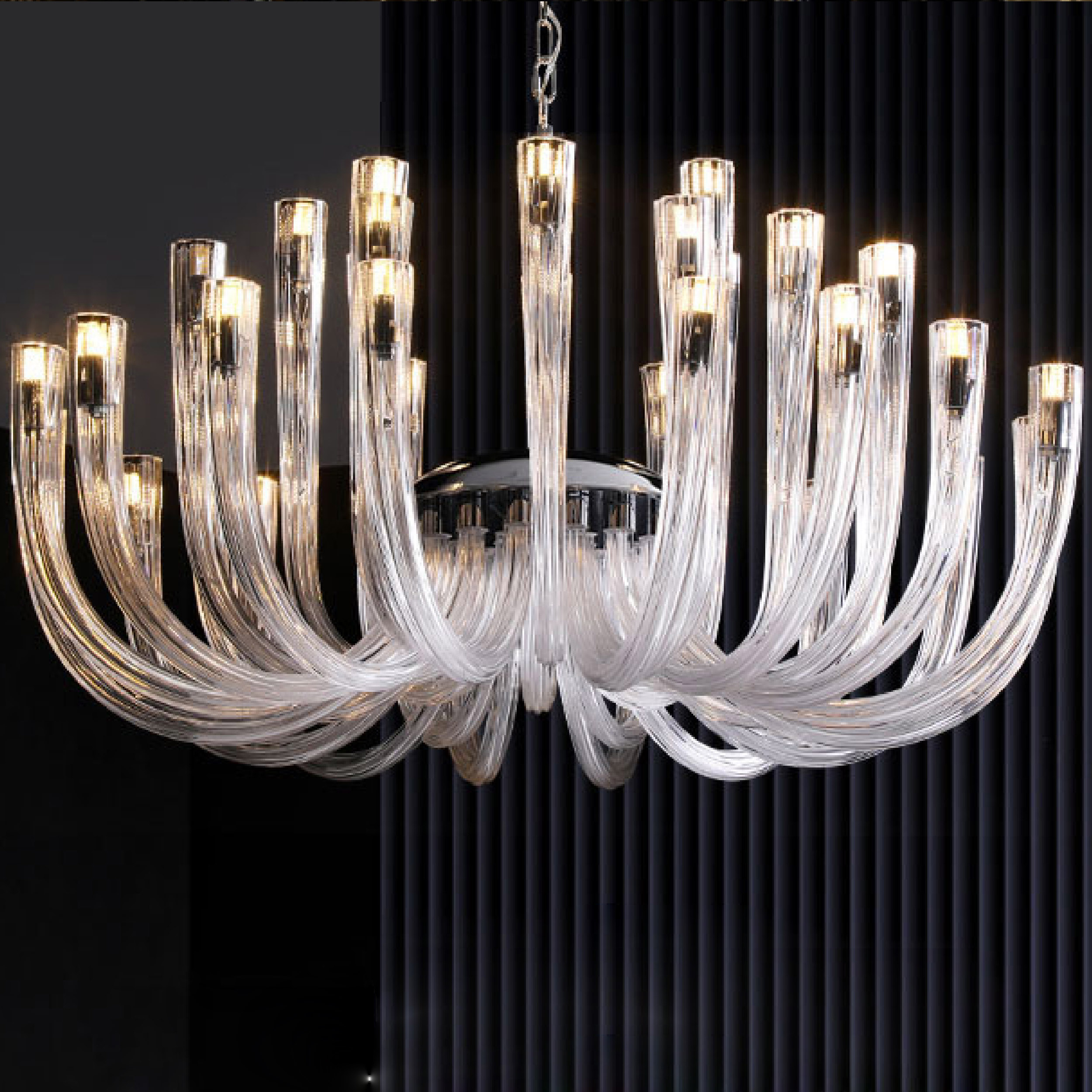 Đèn chùm pha lê hiện đại phòng khách CNQT-297