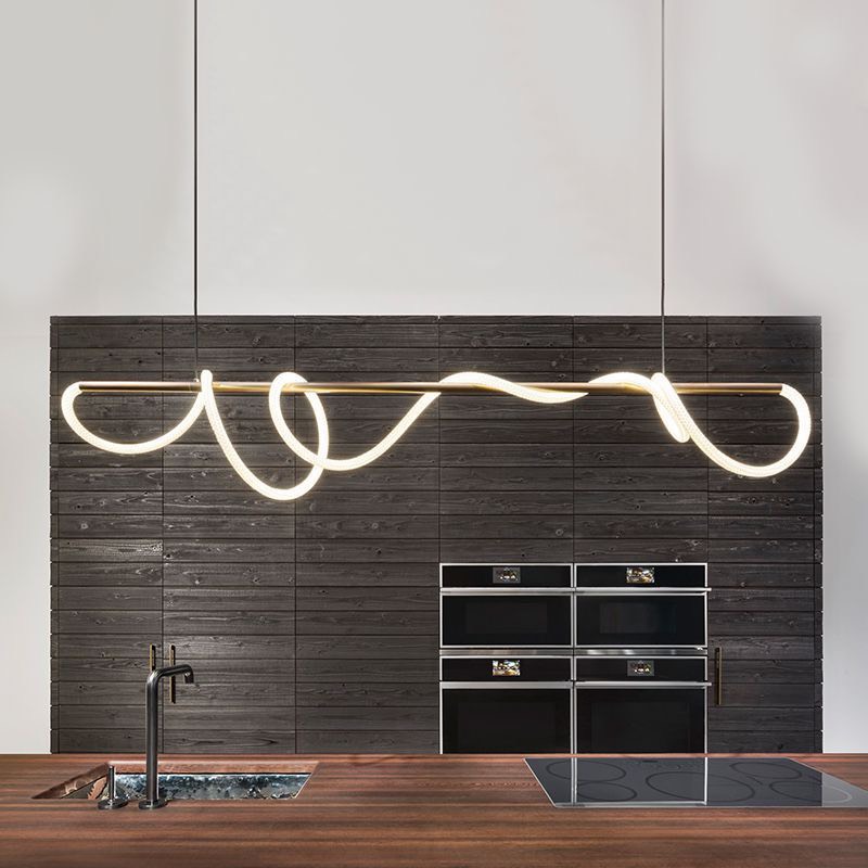 Đèn thả thiết kế uốn lượn hiện đại TTK131