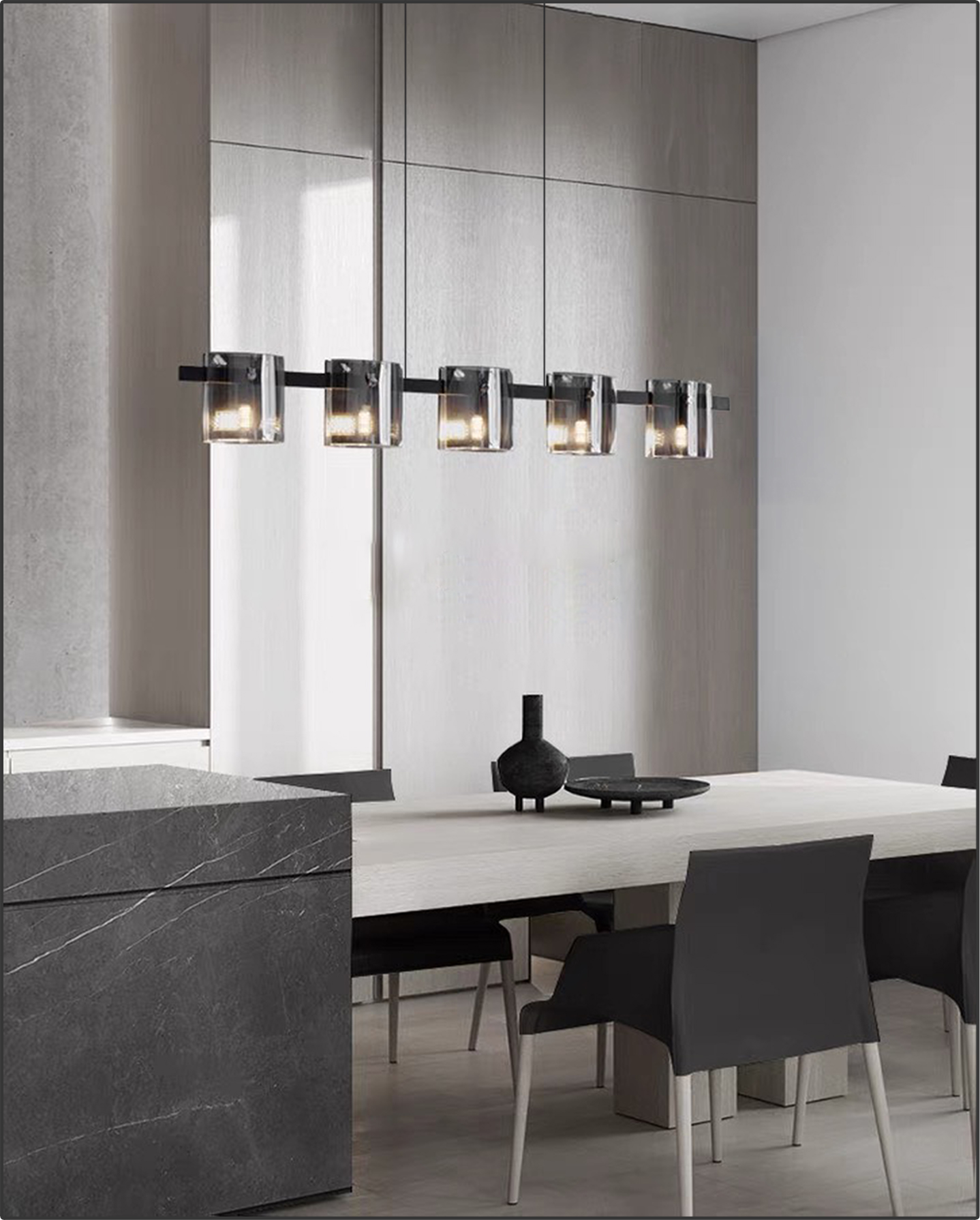 Đèn thả thủy tinh thiết kế hiện đại TTK130N5