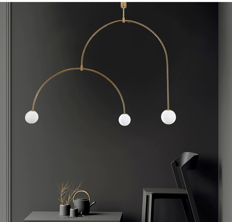 Đèn thả thiết kế nghệ thuật TTK81 xi vàng