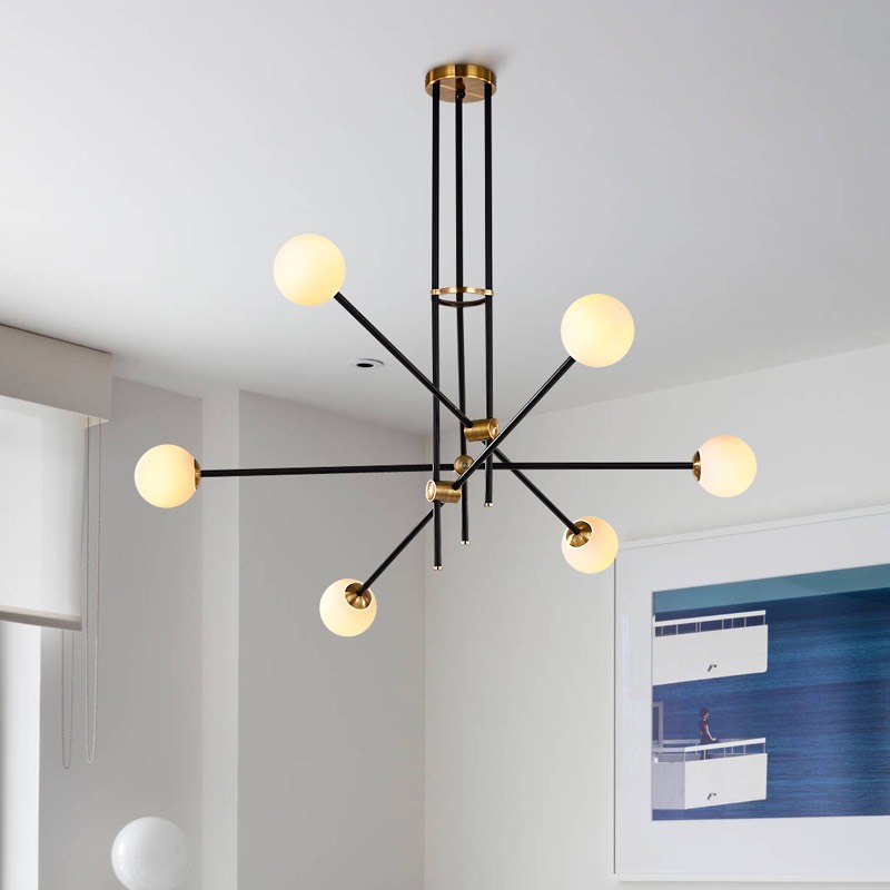 Đèn thả thiết kế hiện đại chóa thủy tinh TTK06