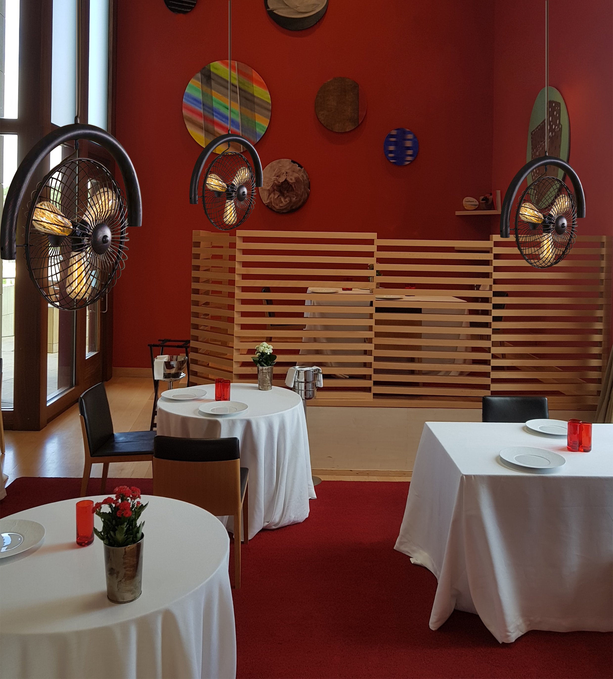 Đèn thả thiết kế giả quạt TTK30T3