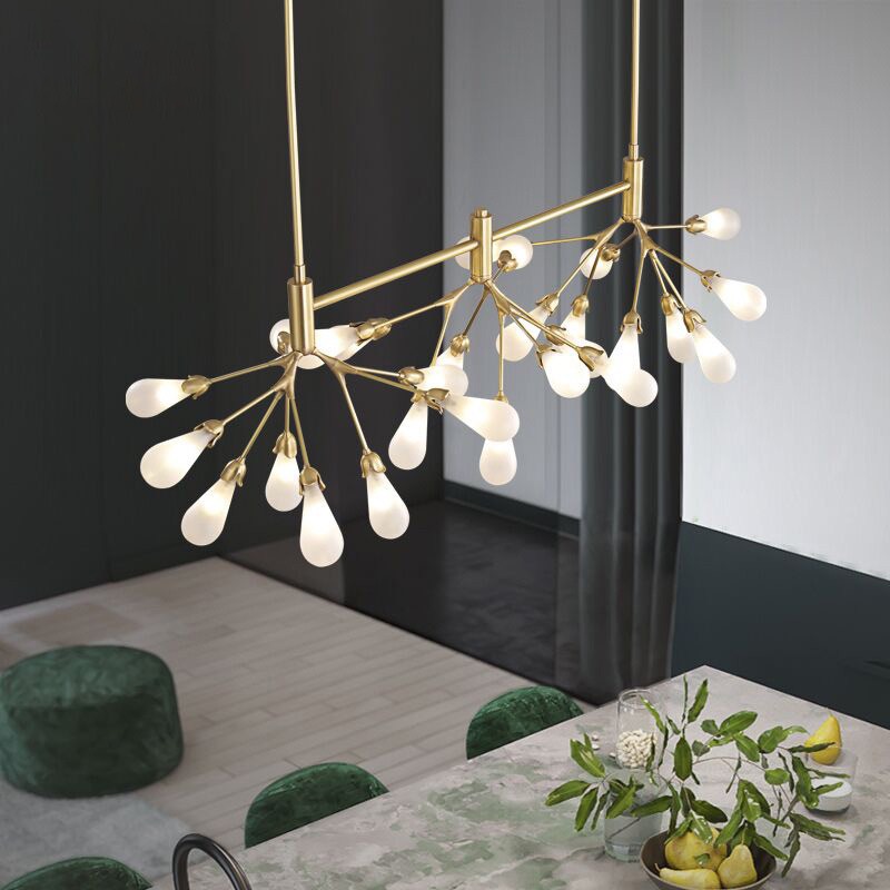 Đèn thả thiết  hình chùm hoa TTK8012N27 ngang