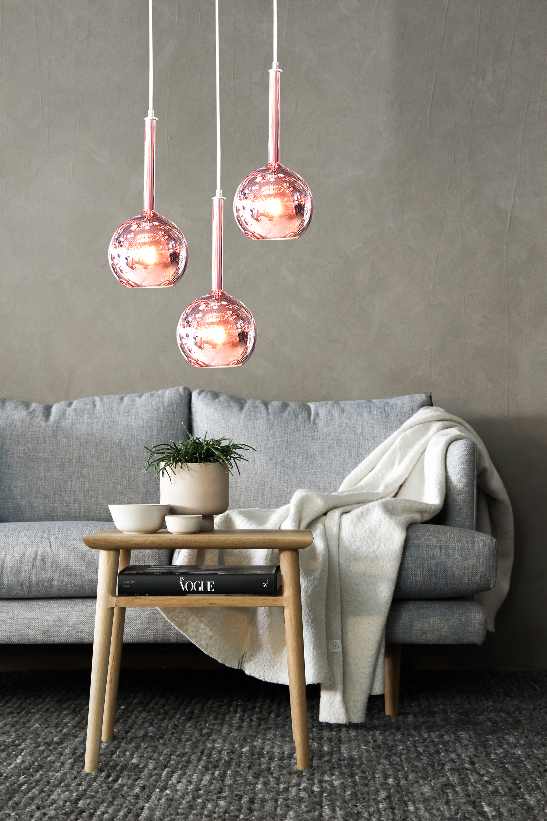 Đèn thả thủy tinh led dây TT30T3