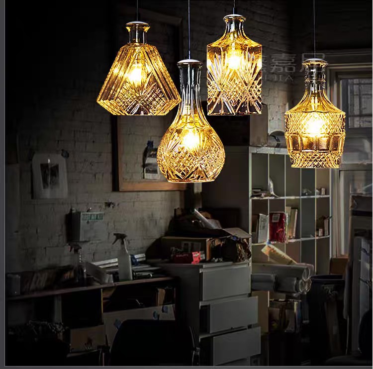 Đèn thả thủy tinh nghệ thuật đơn TT11T1