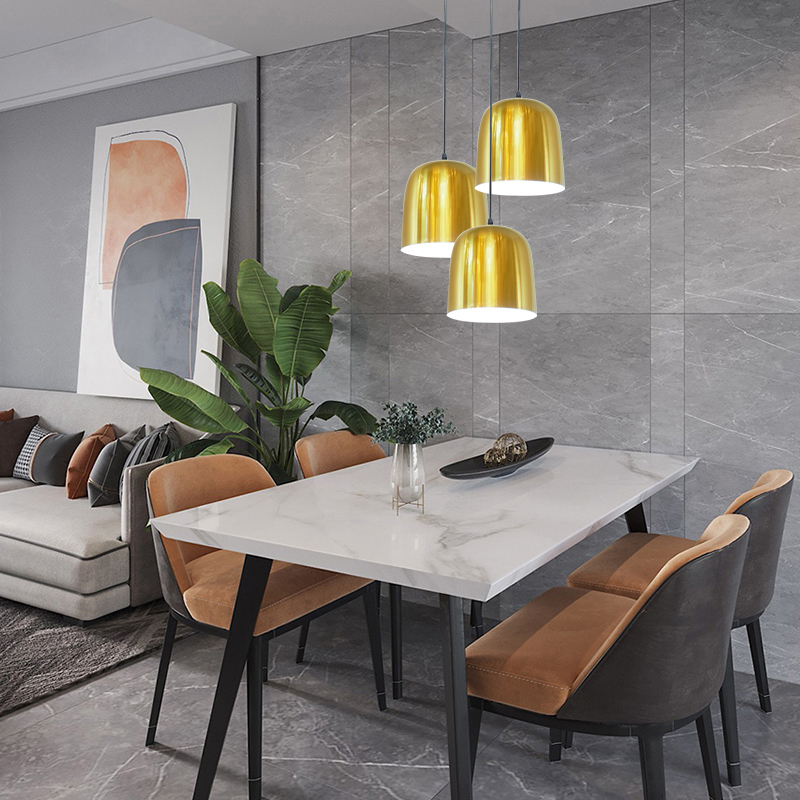 Đèn thả cafe chao chụp xi vàng  TCF41T3