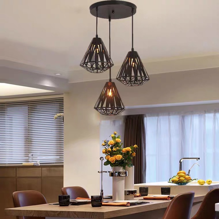 Đèn thả cafe hình kim cương TCF17T3