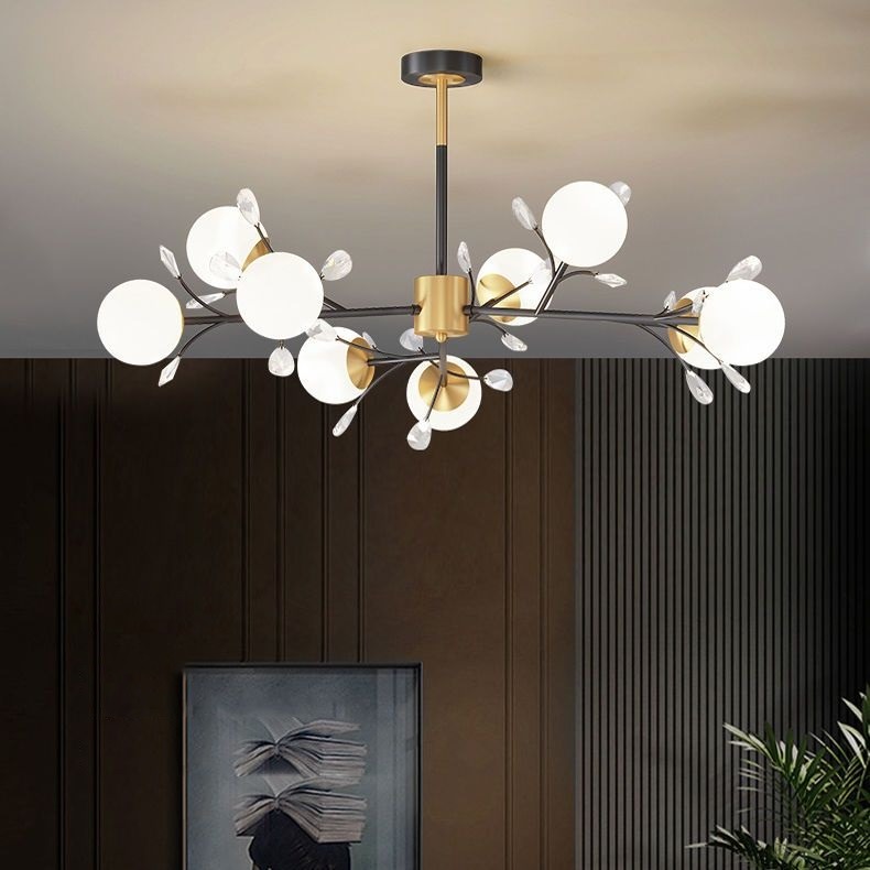 Đèn thả decor 9 bóng tròn hiện đại THCN-291