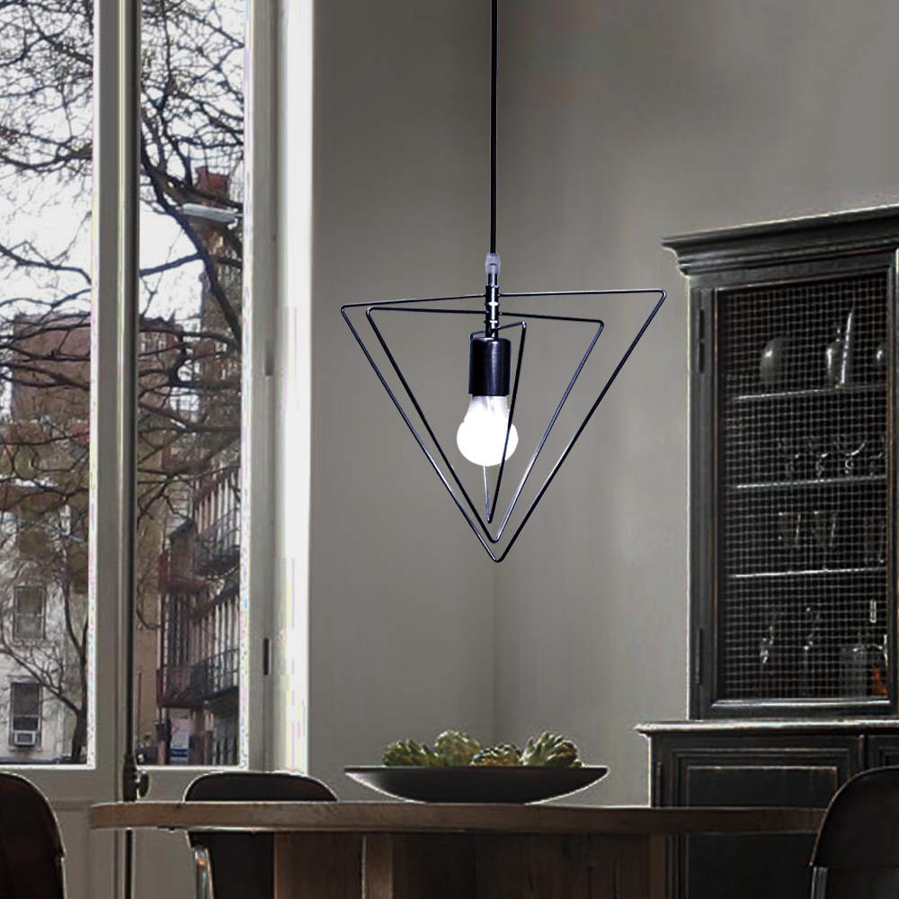 Đèn thả cafe hình tam giác nghệ thuật TCF37A
