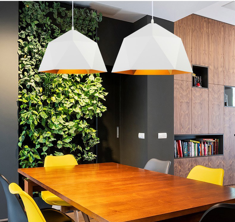 Đèn thả cafe góc cạnh phong cách hiện đại TCF74