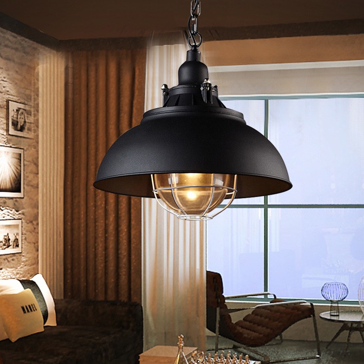 Đèn thả cafe lồng sắt phong cách vintage TCF91