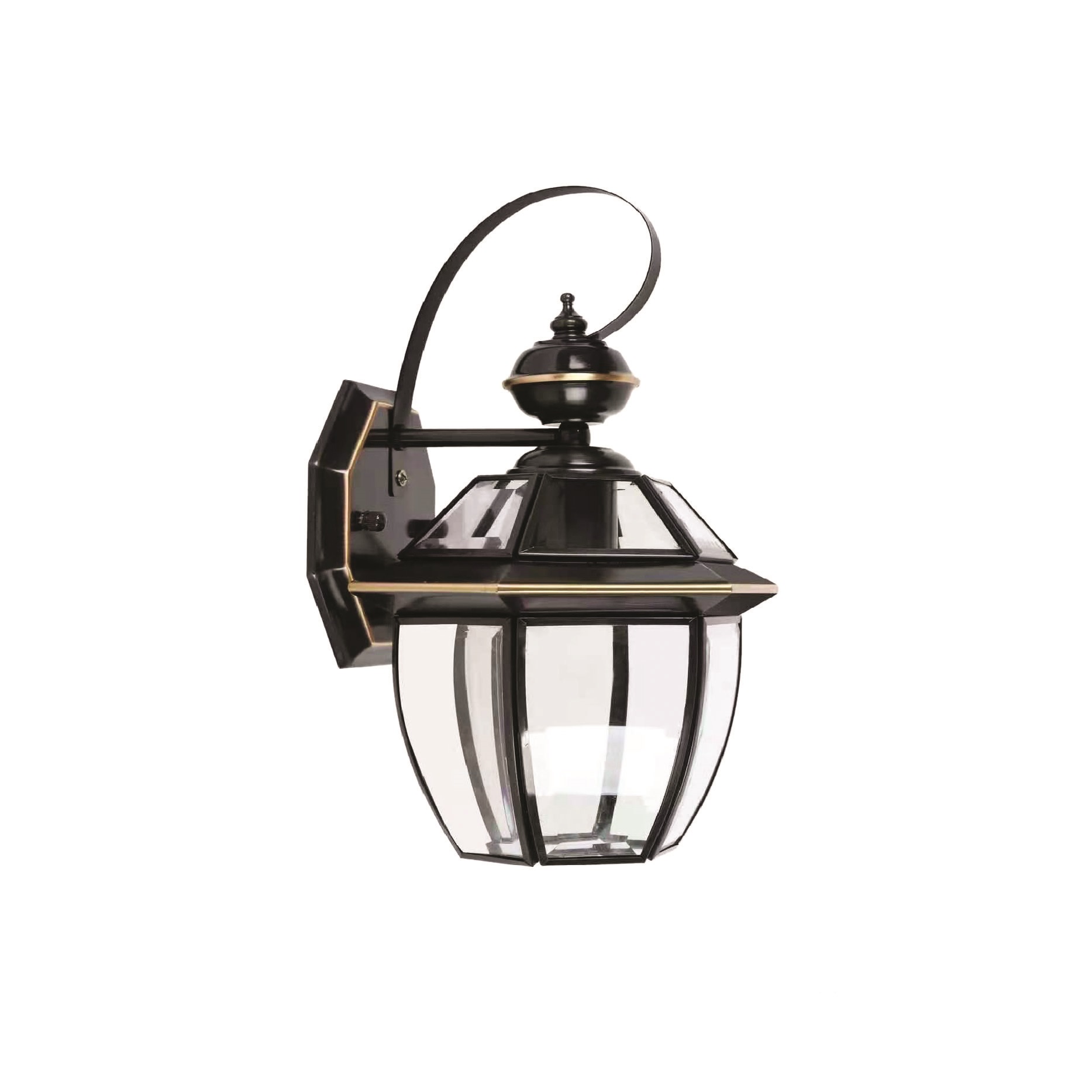 Đèn tường ngoài trời quay xuống màu đồng đen VD-6800