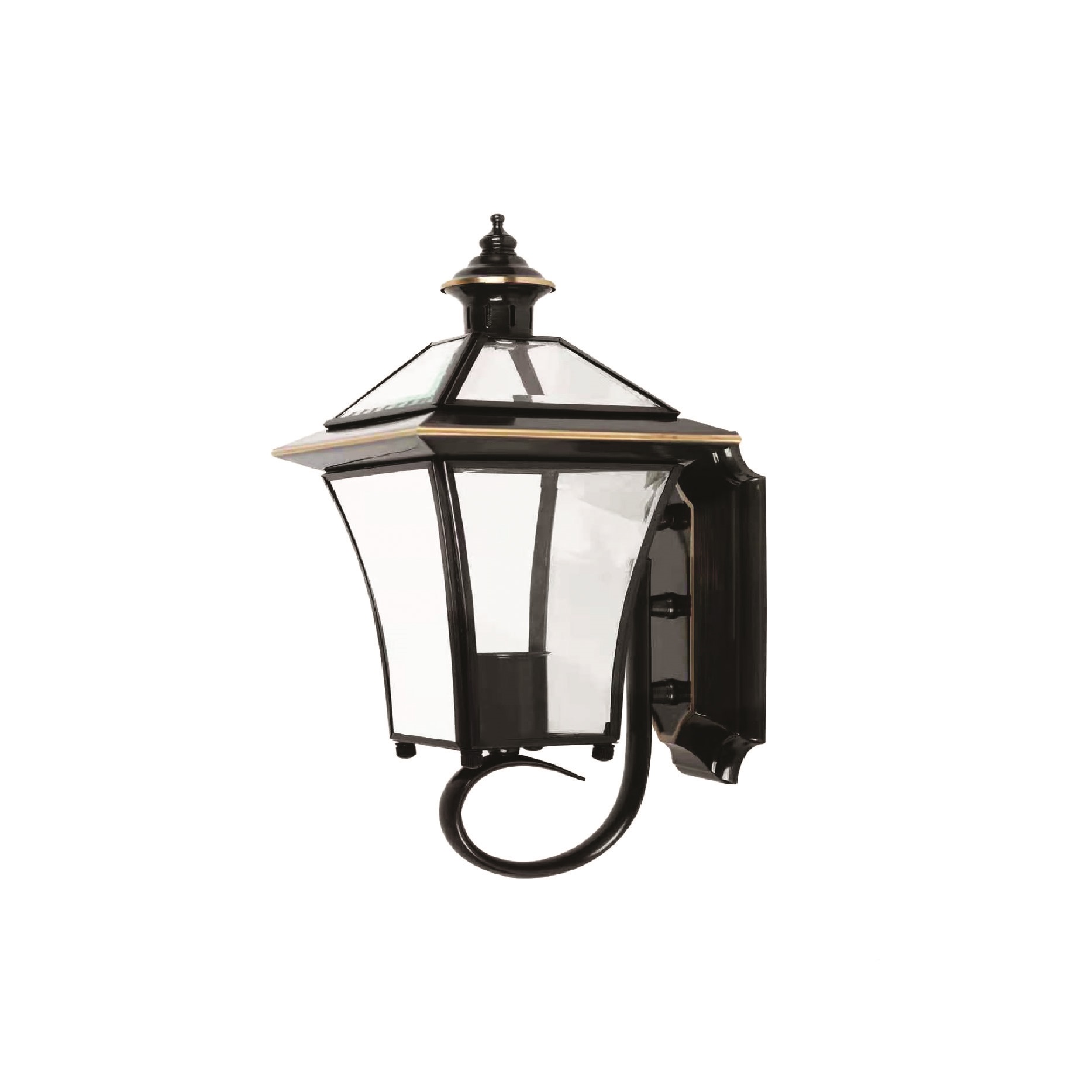 Đèn tường ngoài trời mạ đồng gắn cột VD-6801