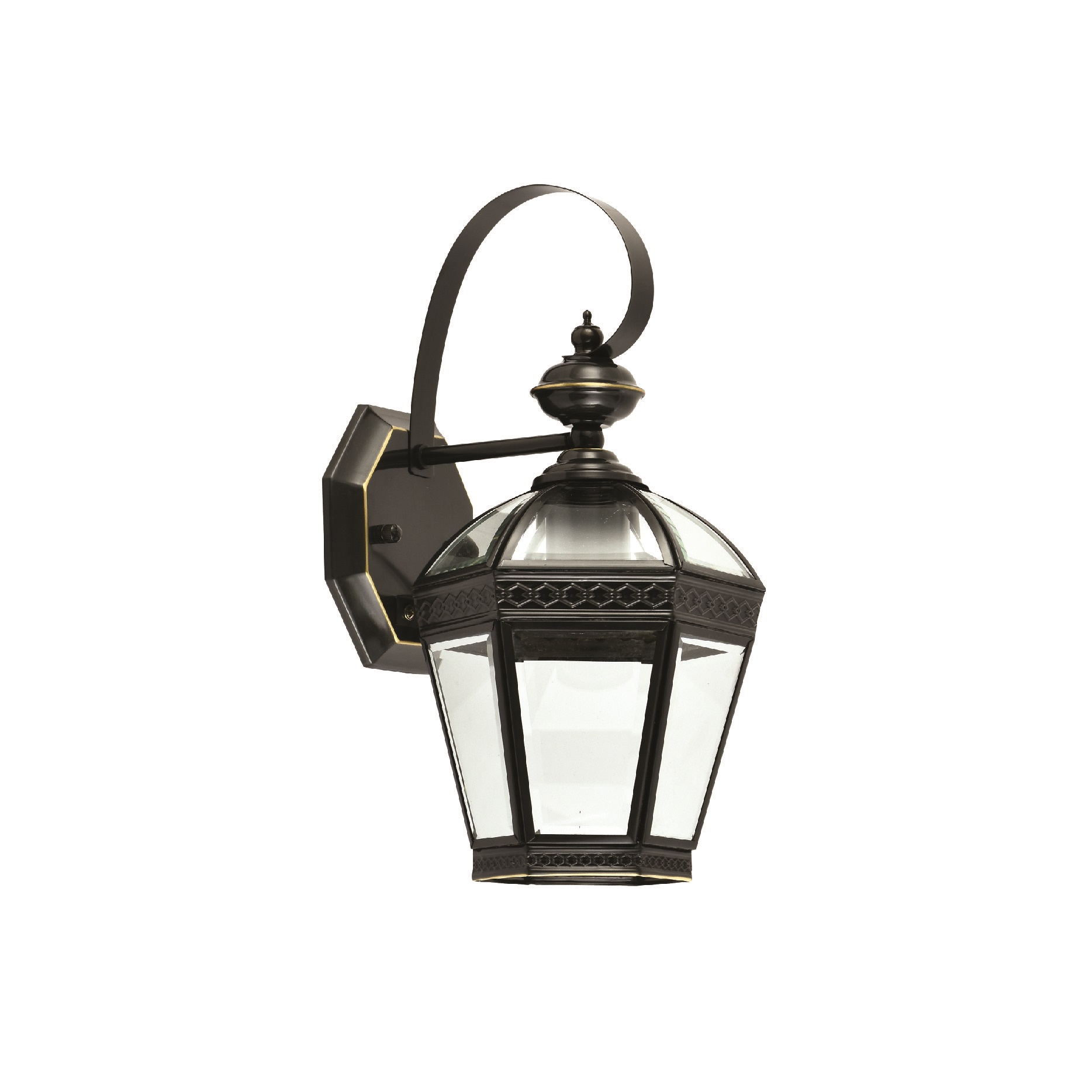 Đèn tường ngoài trời mạ đồng đen gắn cổng VD-6805