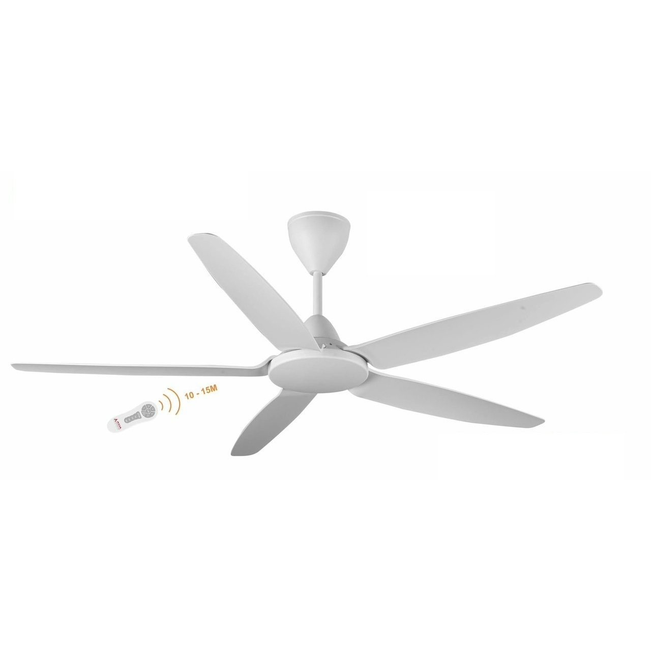 Quạt trần 5 cánh trắng kiểu hiện đại Asia QT08-T-01