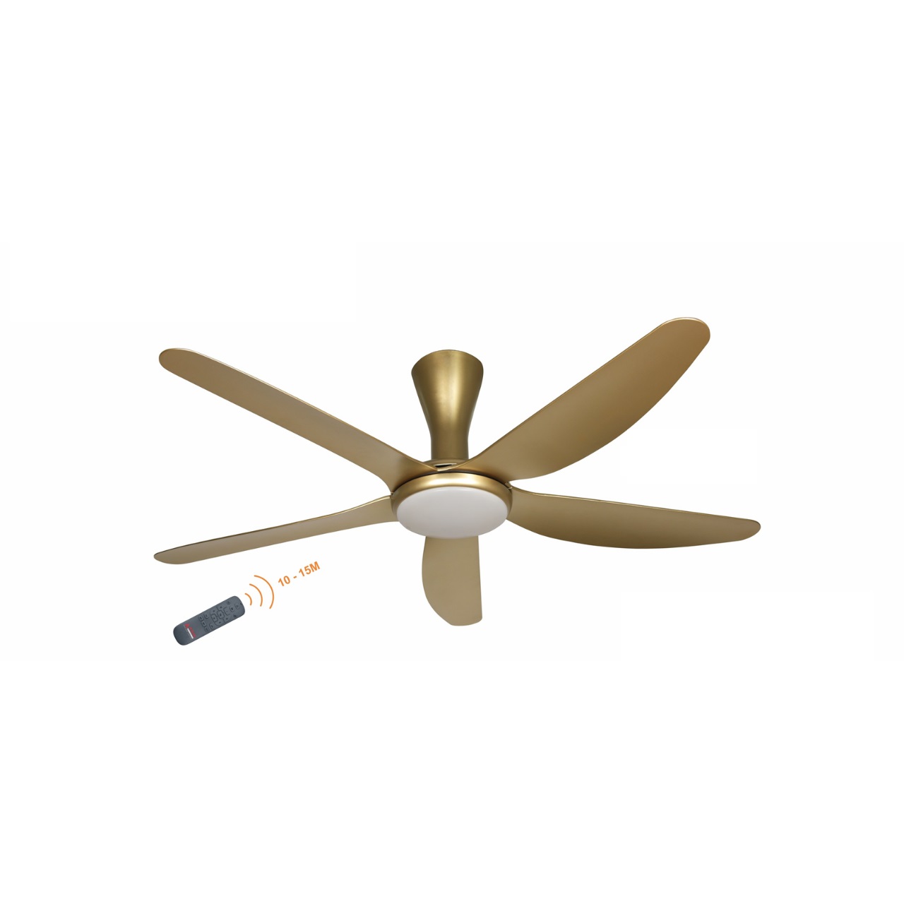 Quạt trần đèn 5 cánh màu đồng ánh kim Asia QT10-VD